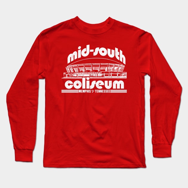 Mid-South Coliseum Long Sleeve T-Shirt by rt-shirts